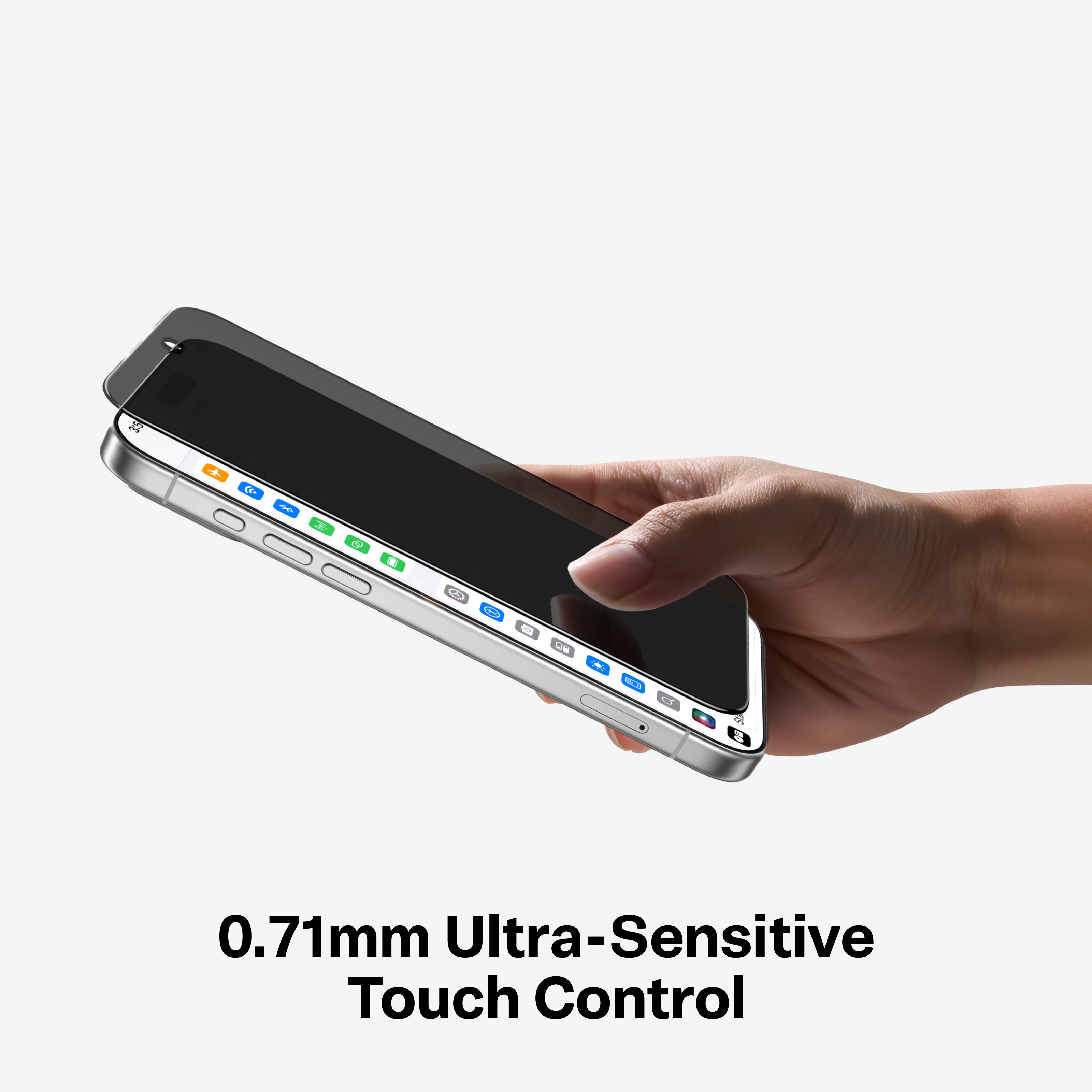 GlassGo Privacy Screen Protector for iPhone 17 Pro Max/ iPhone 17 Pro