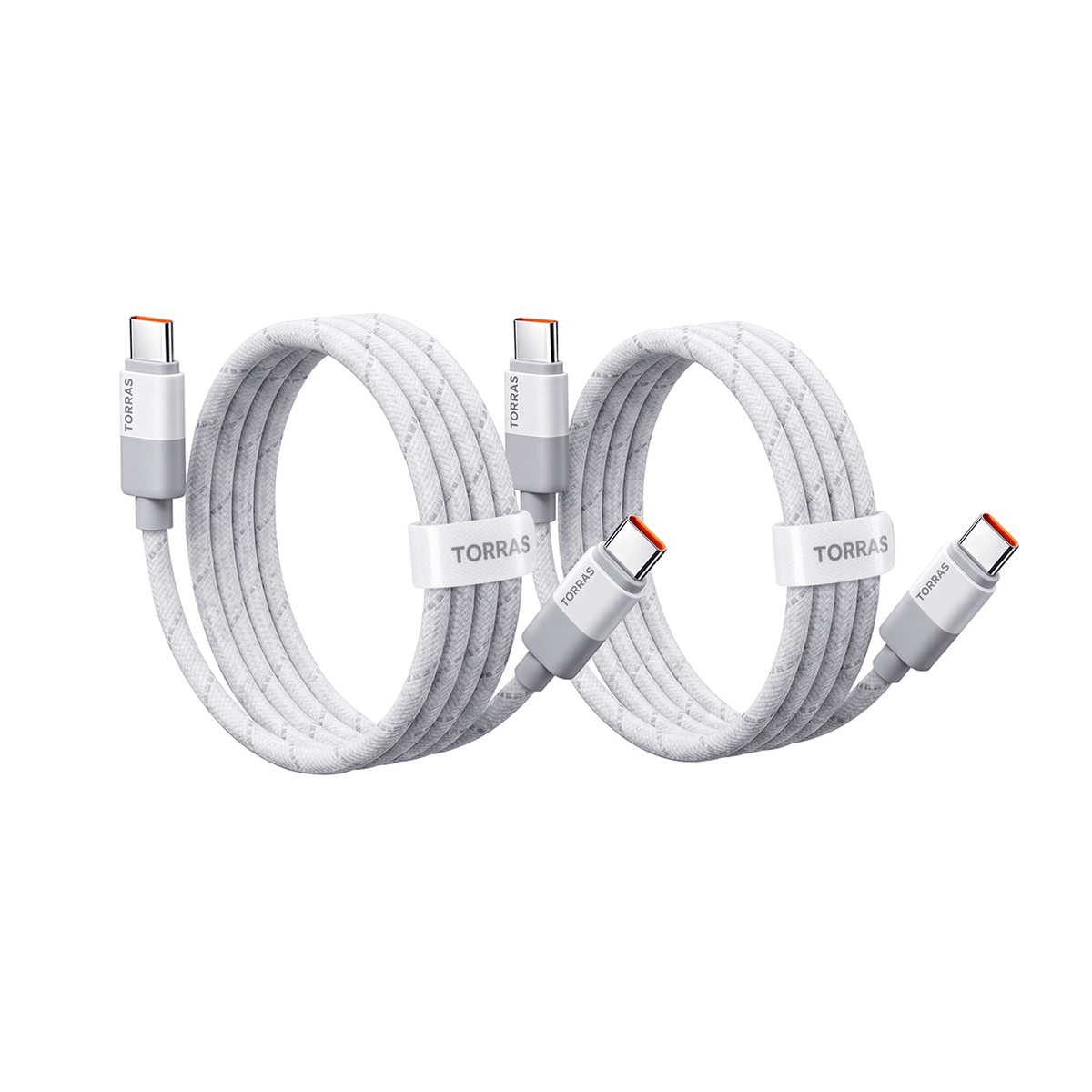 NeoCable 60W Fast Charging Cable 2-Pack (2m / 6.56ft) -Cables- TORRAS INC.