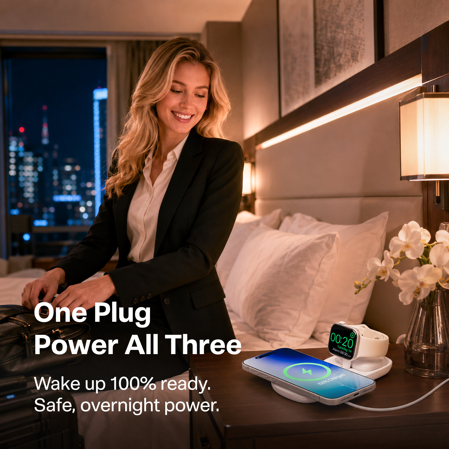 TORRAS 3-in-1 Pocket Qi2 25W Wireless Charger