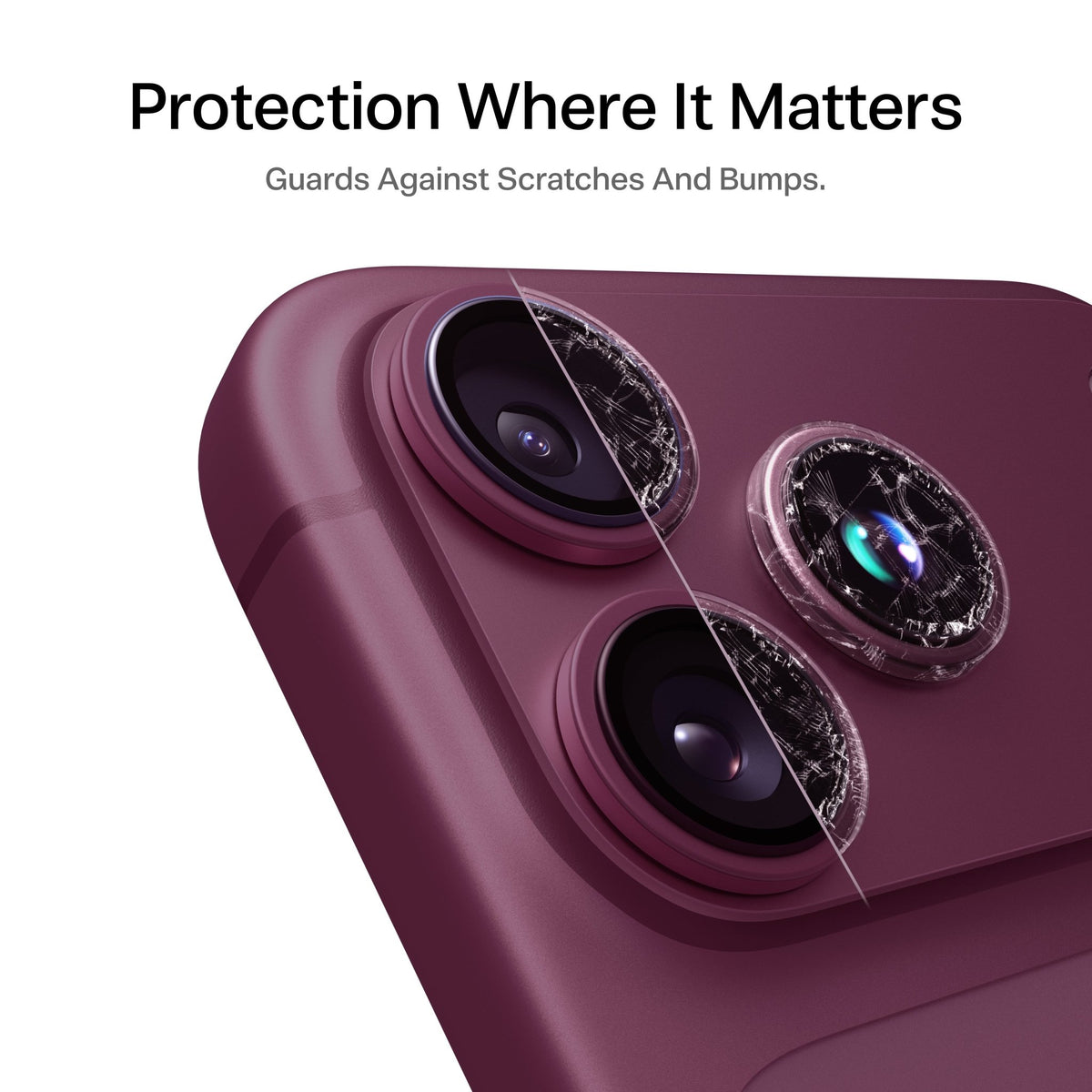 Lensguard Camera Protector for iPhone 17/18 Pro/Pro Max/iPhone 17/18 Air/iPhone 17 -Screen Protectors- TORRAS INC.