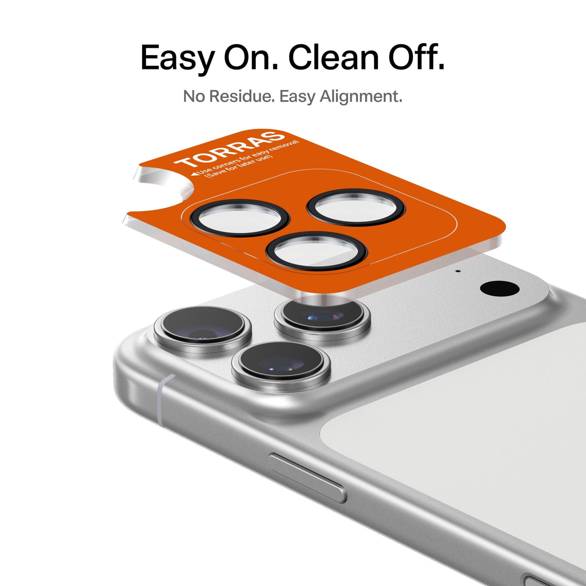 Lensguard Camera Protector for iPhone 17/18 Pro/Pro Max/iPhone 17/18 Air/iPhone 17 -Screen Protectors- TORRAS INC.