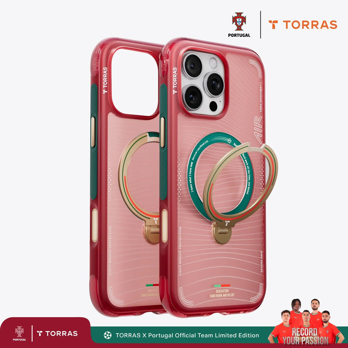 TORRAS × Portuguese Football Federation (FPF) Limited Edition -Phone Cases- TORRAS INC.