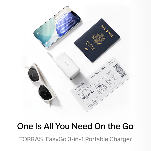 [US Plug] TORRAS EasyGo Power Bank：45w 10kmAh