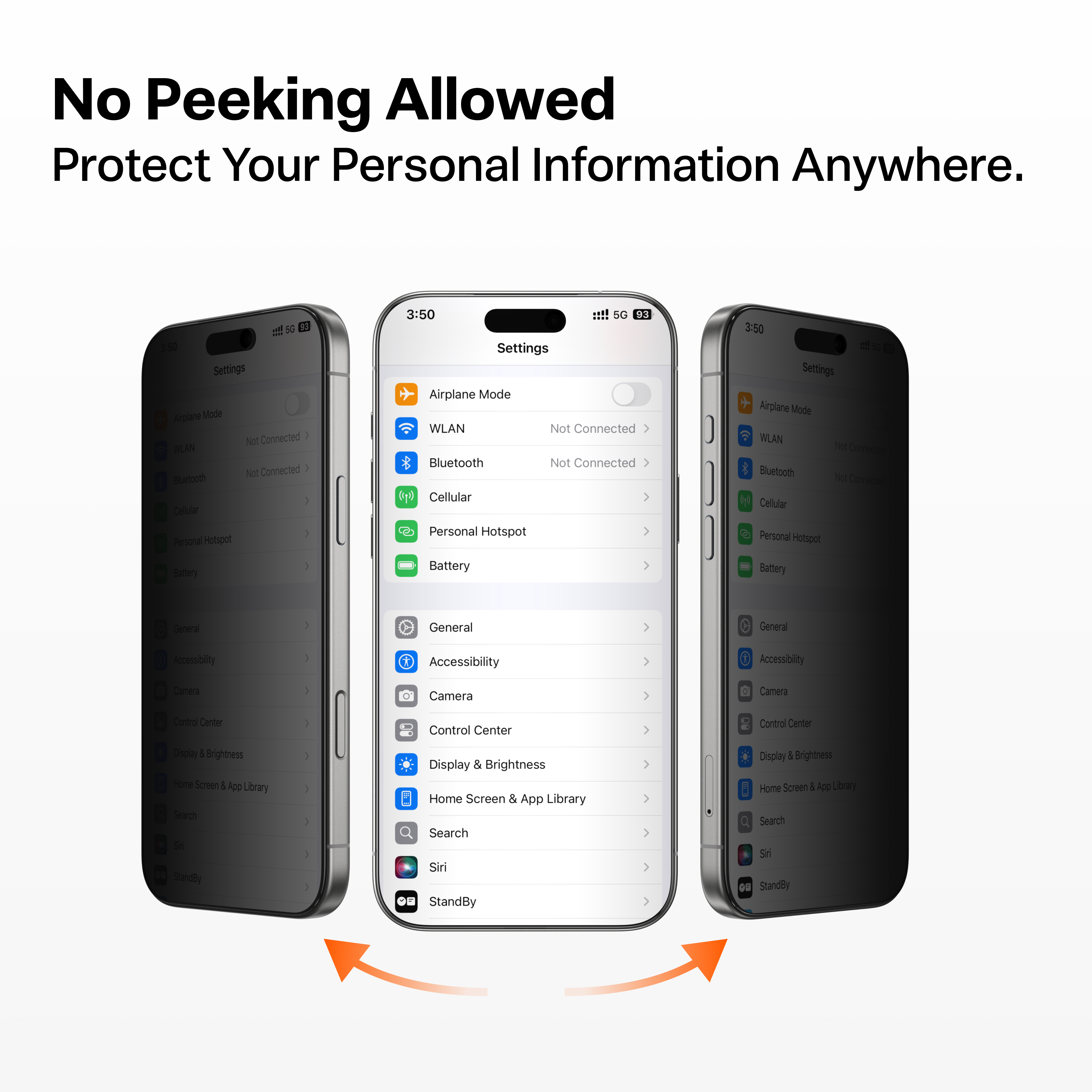 GlassGo Privacy Screen Protector for iPhone 17 Pro Max/ iPhone 17 Pro