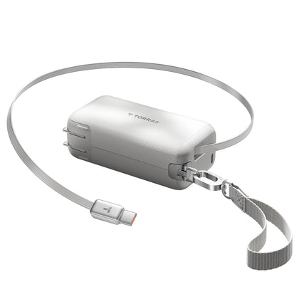 [US Plug] EasyGo 3-IN-1 Wearable Power Bank：45w 10kmAh