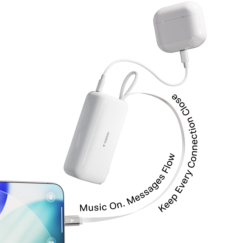 [US Plug] TORRAS EasyGo Lite Power Bank: 35w 10kmAh