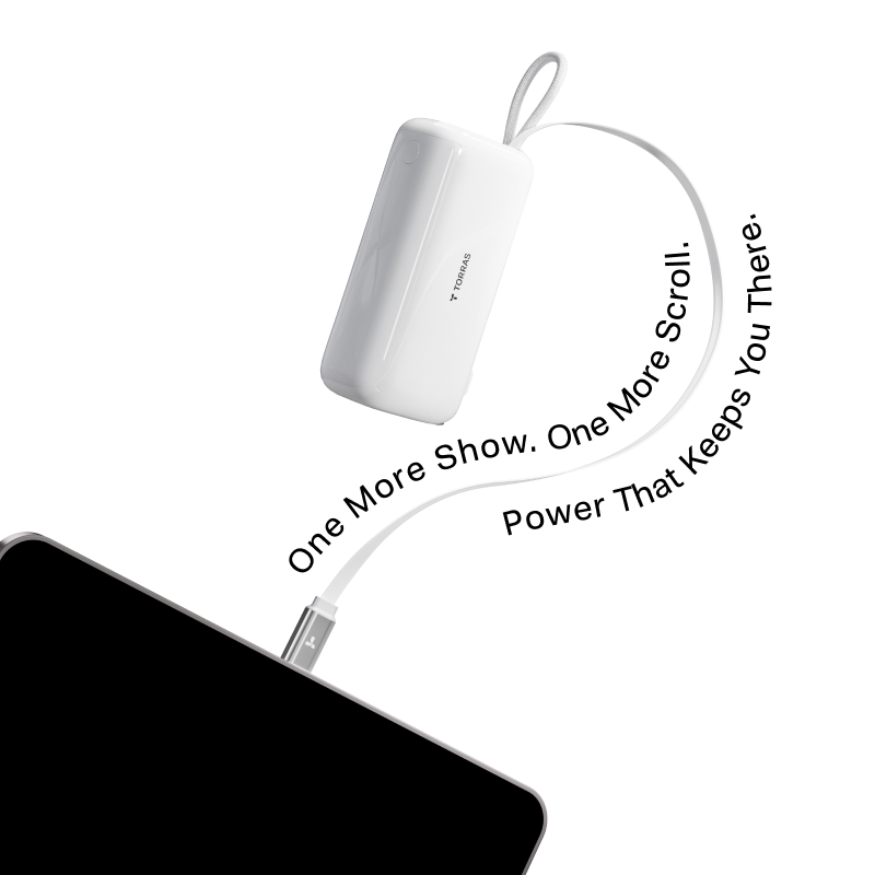 [US Plug] TORRAS EasyGo Lite Power Bank: 35w 10kmAh