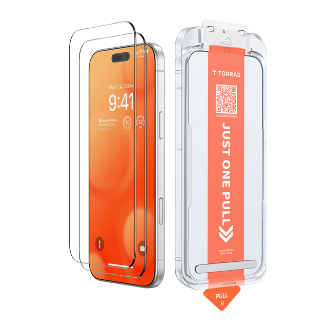 GlassGo Screen Protector for iPhone 17/iPhone 17 Air/iPhone 17 Pro/iPhone 17 Pro Max