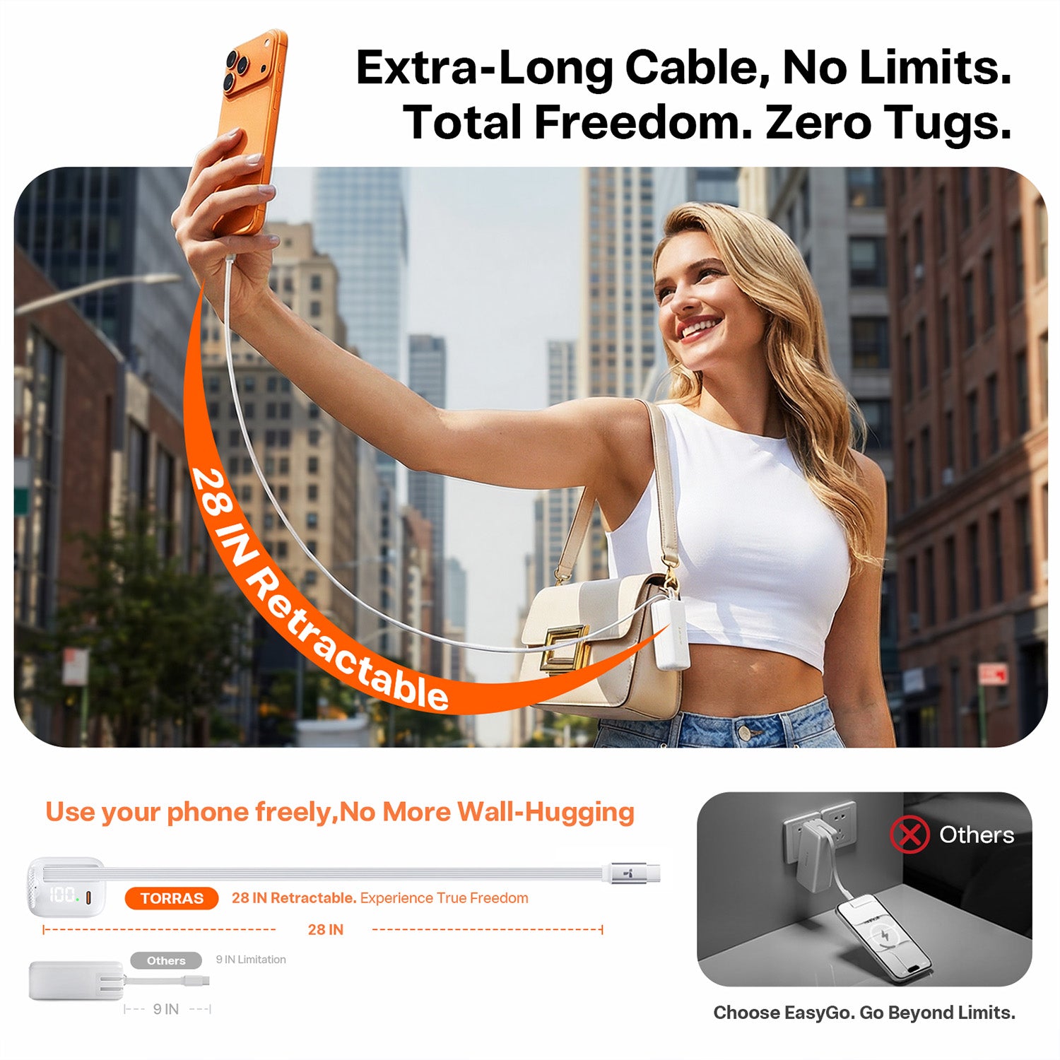 [US Plug] TORRAS EasyGo Lite Power Bank: 35w 10kmAh