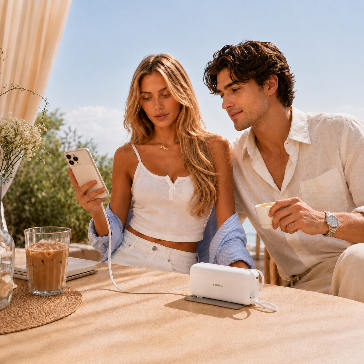 [US Plug] TORRAS EasyGo Power Bank：45w/35w USB-C 10kmAh