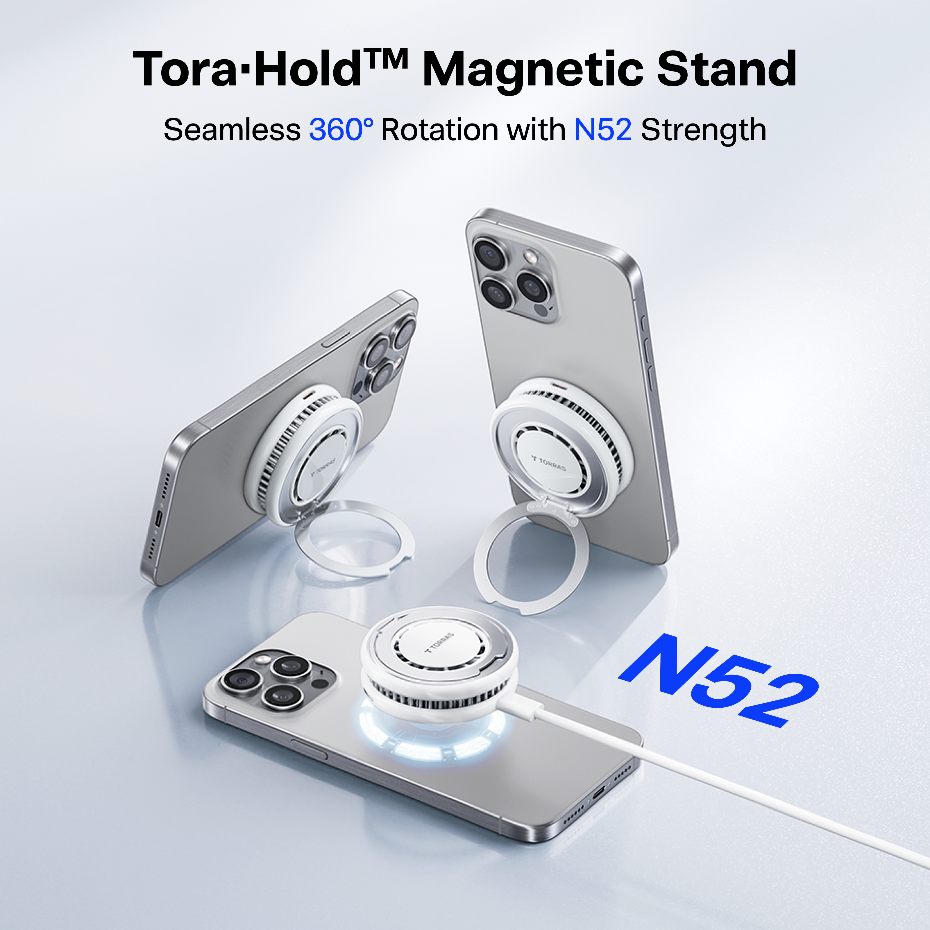 [US Only] PolarCircle Qi2 25W TEC Cooling Wireless Charger with Adapter