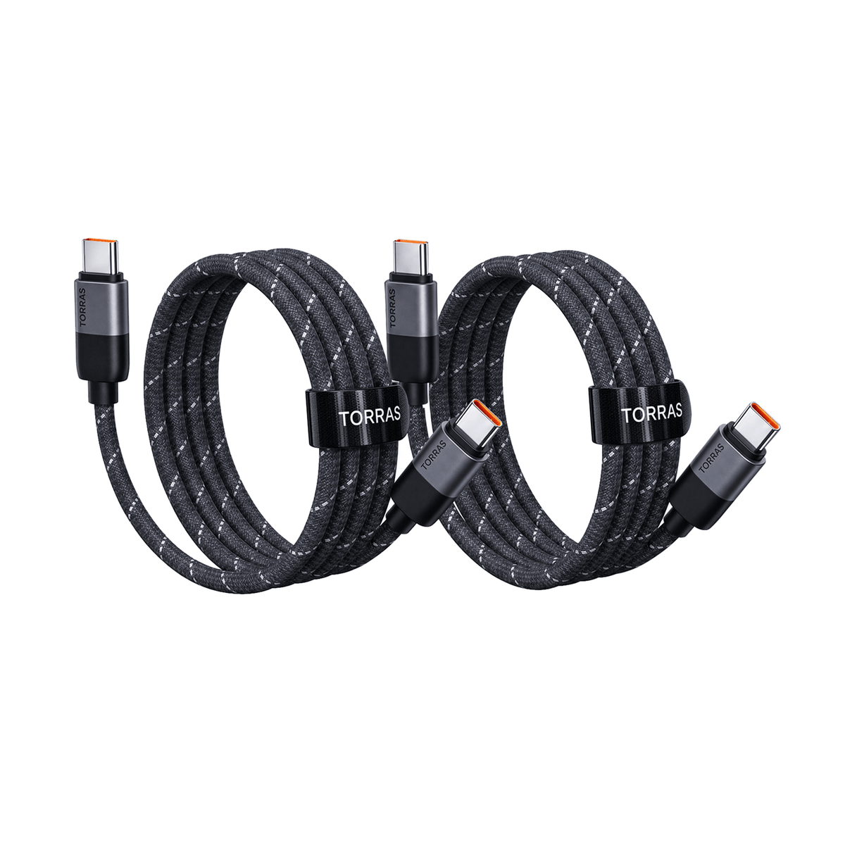 NeoCable 60W Fast Charging Cable 2-Pack (2m / 6.56ft) -Cables- TORRAS INC.