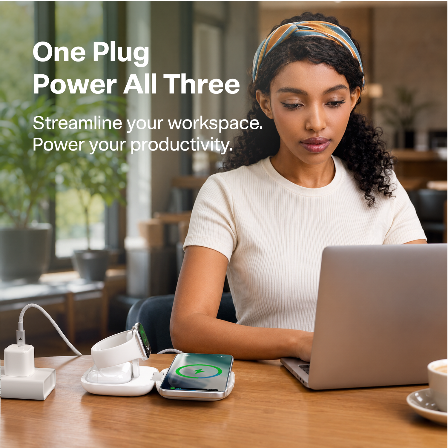 TORRAS 3-in-1 Pocket Qi2 25W Wireless Charger