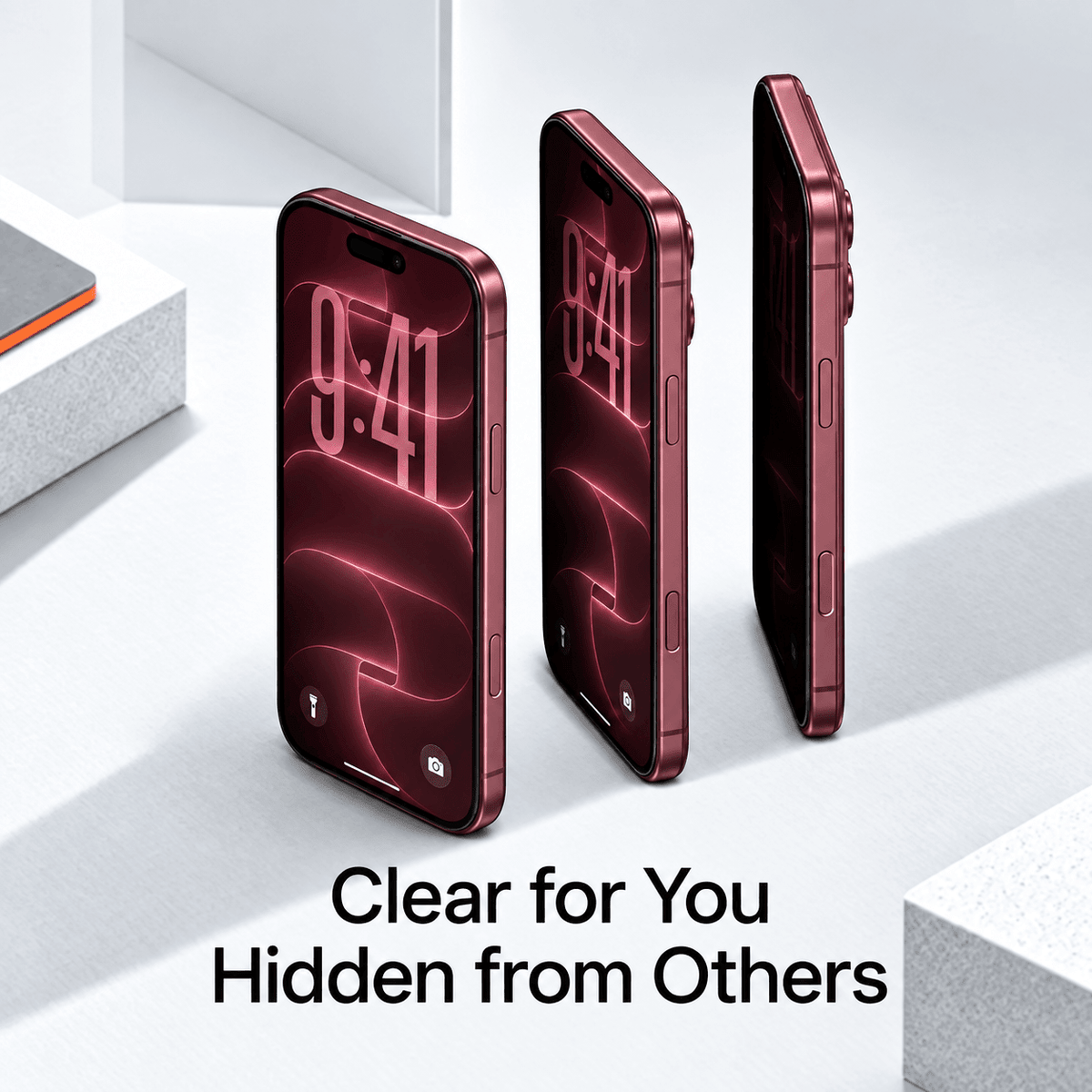 GlassGo Privacy Screen Protector for iPhone 18 /17 -Screen Protectors- TORRAS INC.