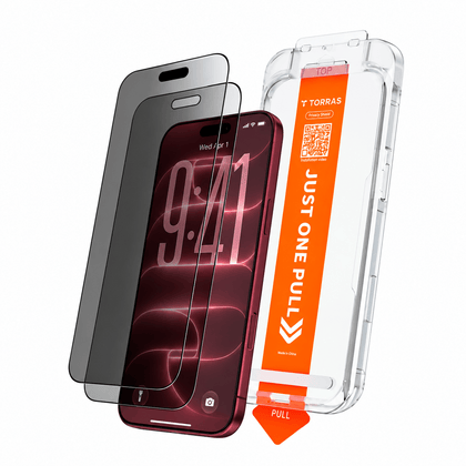 GlassGo Privacy Screen Protector for iPhone 18 /17 -Screen Protectors- TORRAS INC.