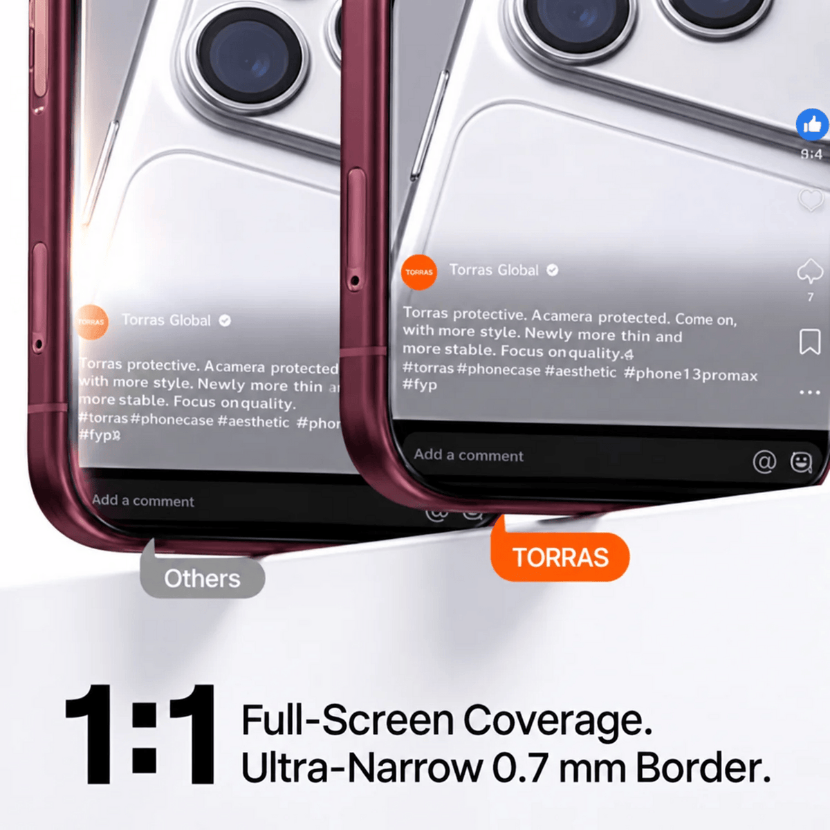 GlassGo Screen Protector for iPhone 18/17 -Screen Protectors- TORRAS INC.