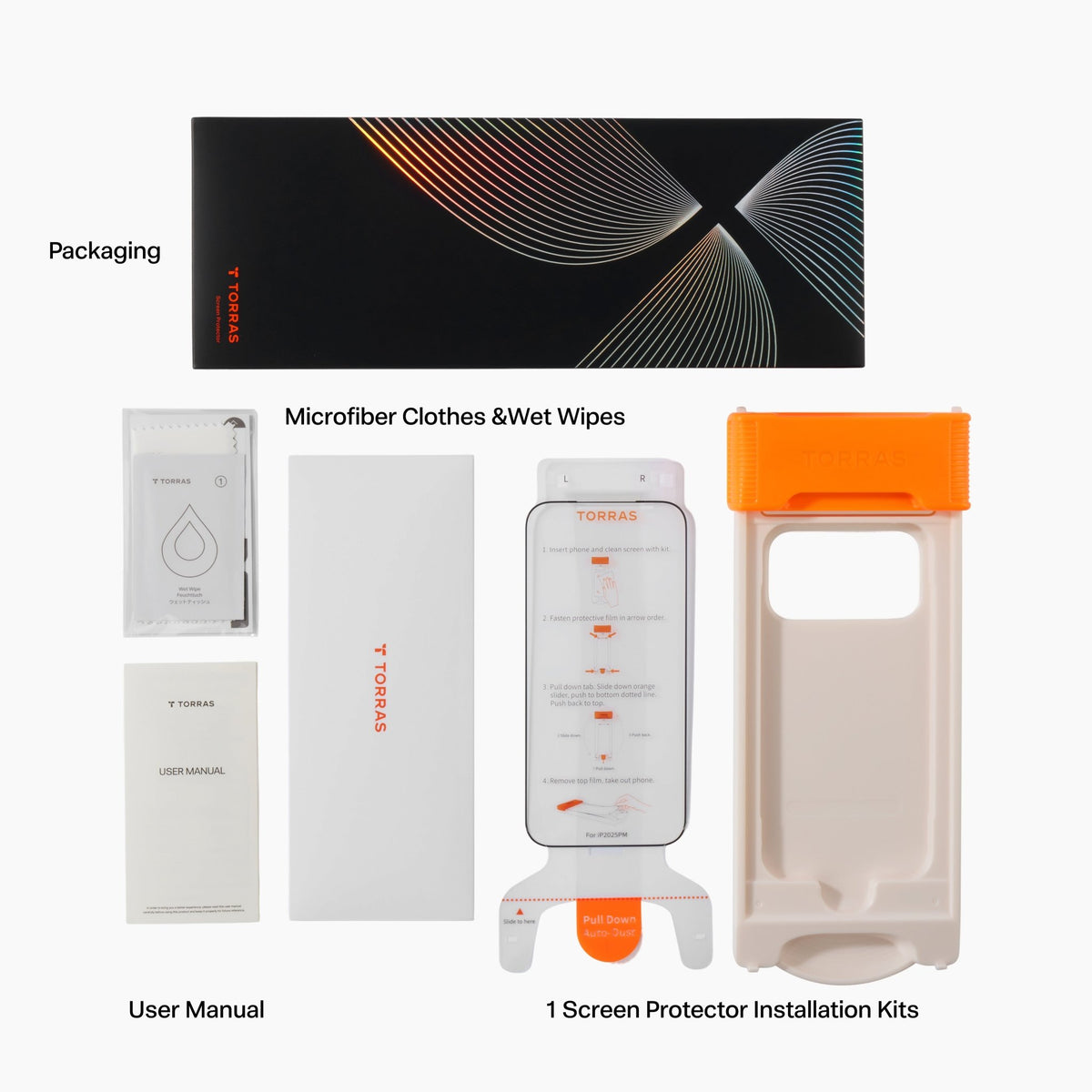 OrigArmor Screen Protector for iPhone 18/17 -Screen Protectors- TORRAS INC.