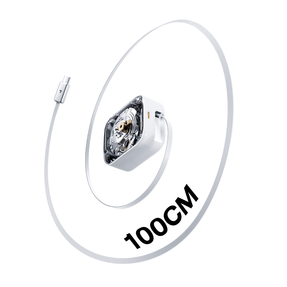 STRONG COMPACT-CHARGING SCALE 本体 USB-C Built-in Retractable Fast Charger | TORRAS FlexLine