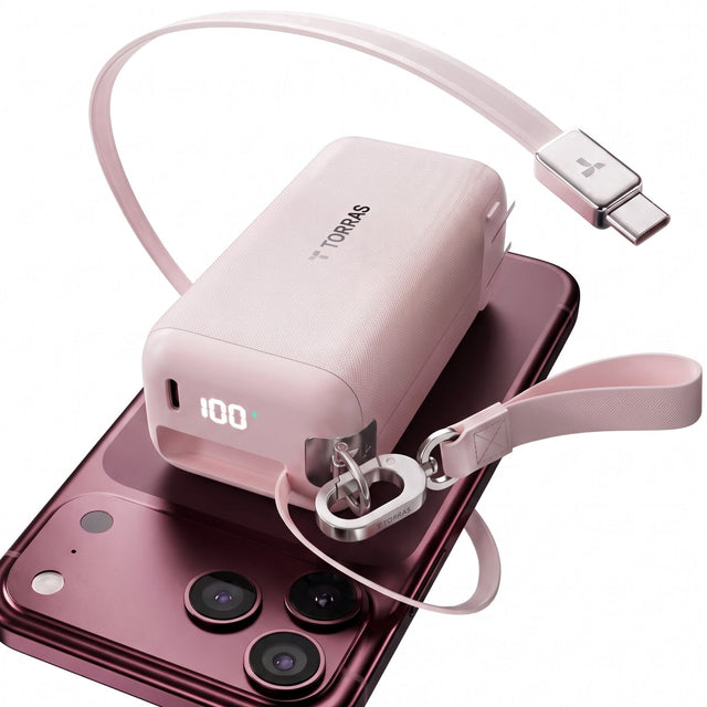 [US Plug] TORRAS EasyGo Roam Power Bank：45w 10kmAh -Power Banks- TORRAS INC.