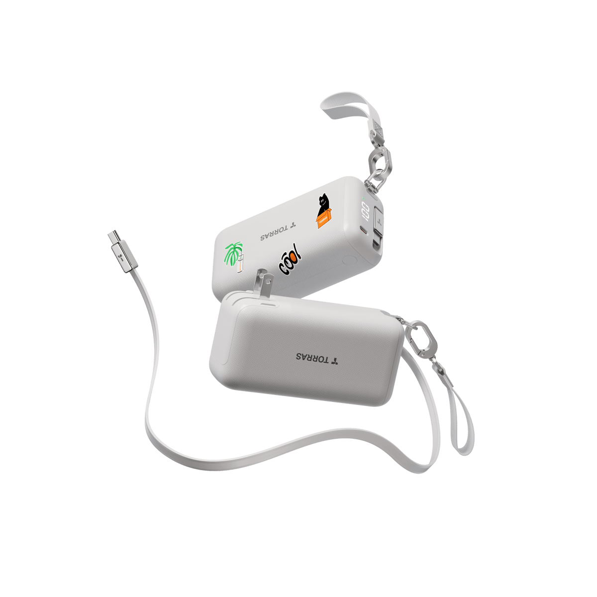 45W Portable Power Bank with Built-in Plug | TORRAS