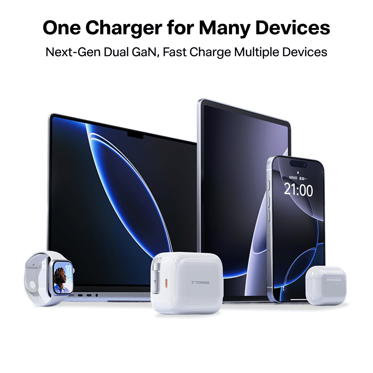 [US Only] FlexLine Retractable Fast Charger 67W -Chargers- TORRAS INC.