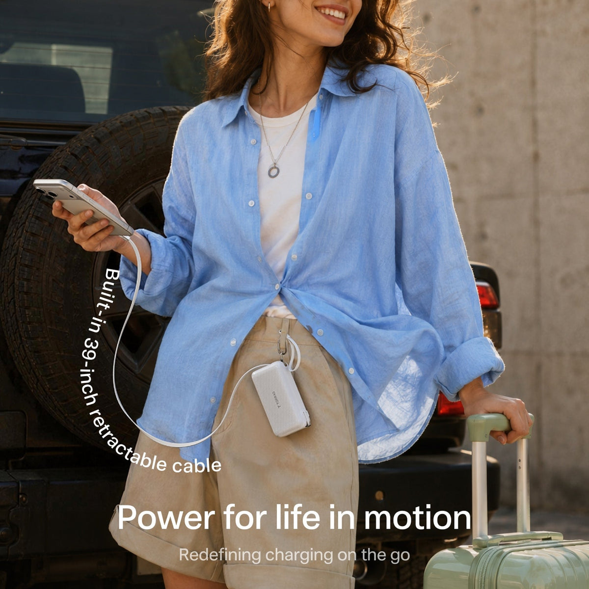 [US Plug] TORRAS EasyGo Roam Power Bank：45w 10kmAh -Power Banks- TORRAS INC.